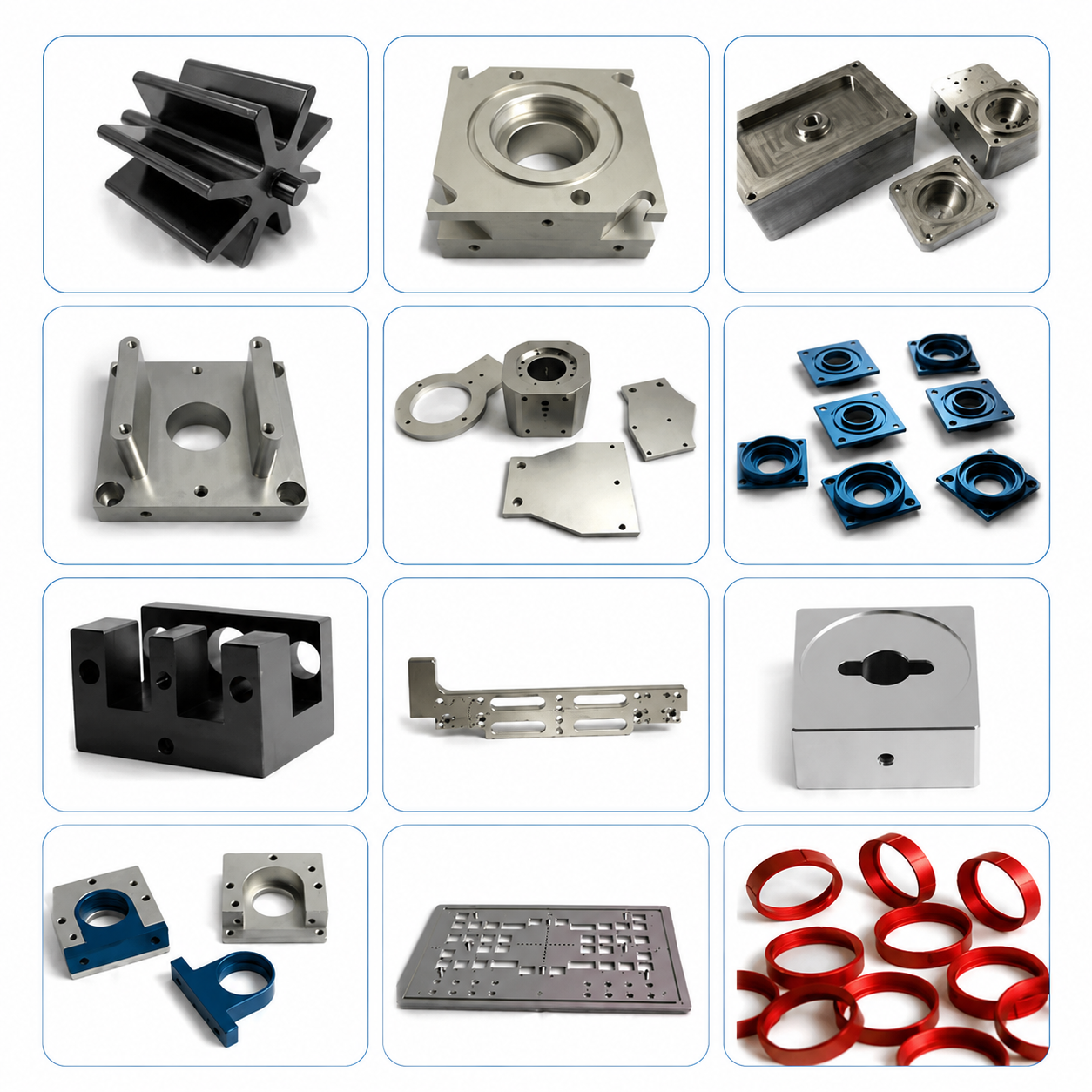 Custom CNC machined metal and plastic parts