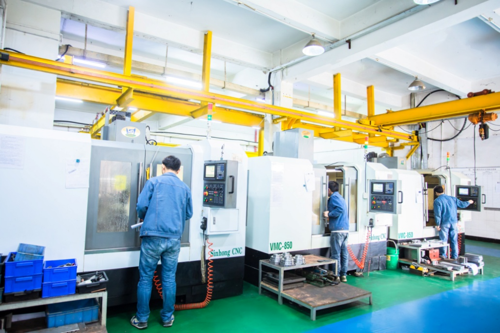 Manufacturing workshop floor